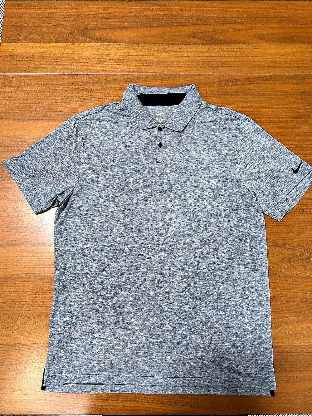 Nike Dri-FIT Gray Polo Athletic Shirt Like New